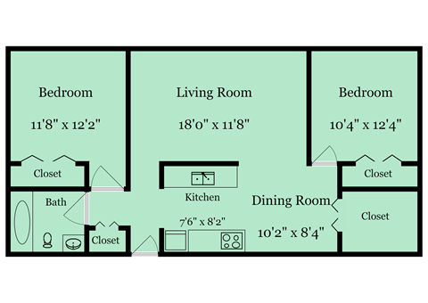Lakeview Estates 2Bed at Lakeview Estates in Parkersburg, WV 26104